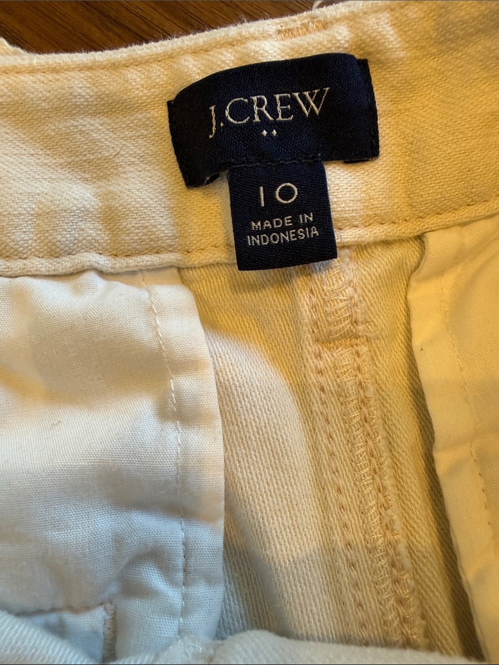 J. Crew Cotton Camp Utility Pant Cream Ecru - Picture 3 of 5